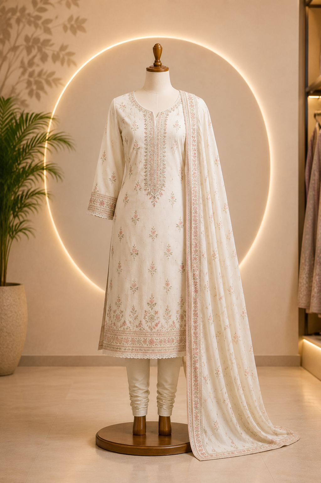 Elegant Cotton Churidar