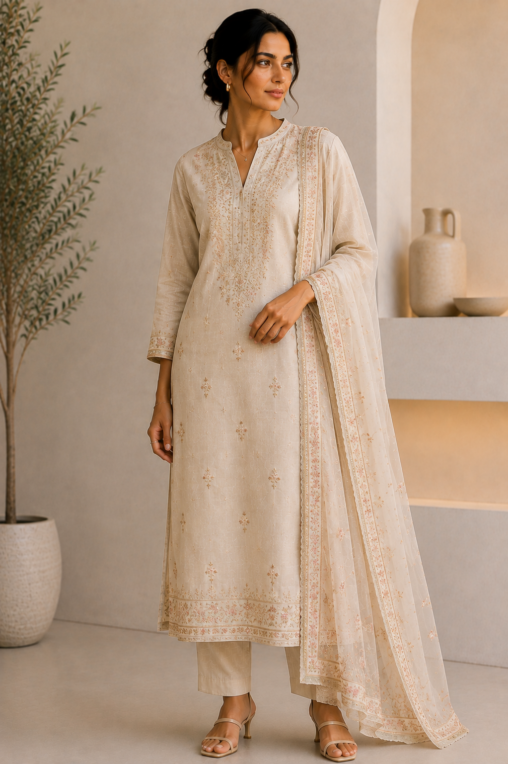 Festive Embroidered Kurti