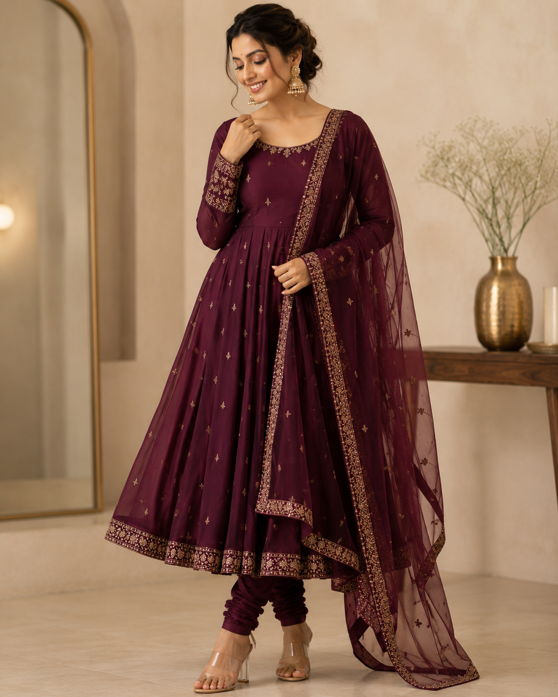 Evara Anarkali Churidar
